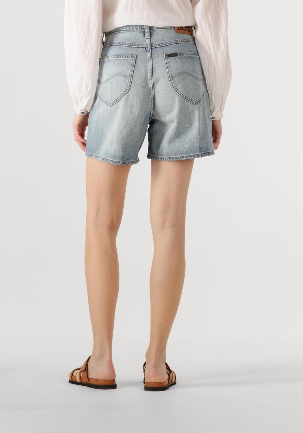 LEE Dames Jeans Stella Short Lichtblauw