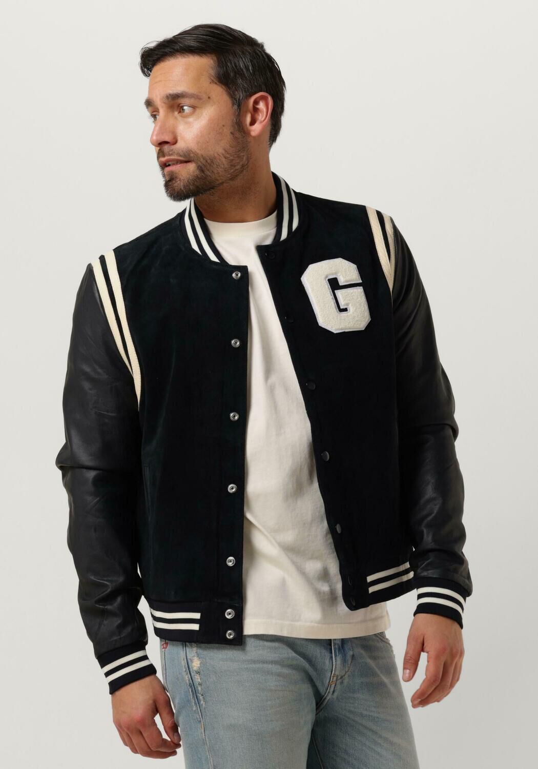 GOOSECRAFT Heren Jassen Gc Melrose Bomber Donkerblauw