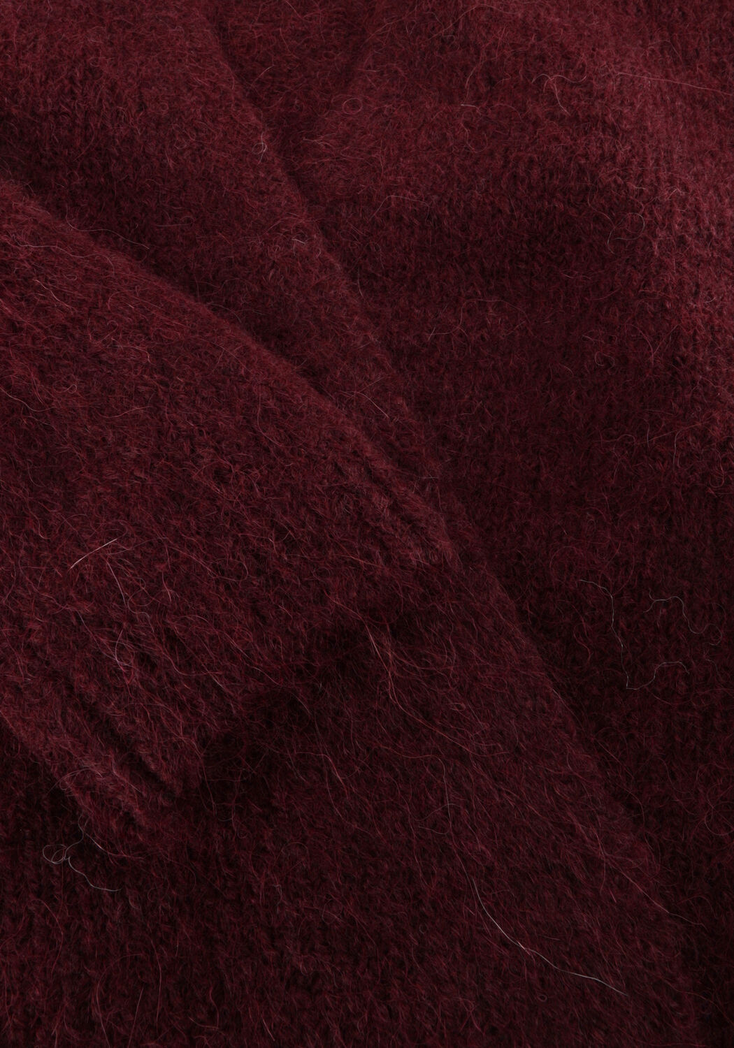 Bordeaux SELECTED WOMEN Trui SLFGABELLA LS KNIT BELT CARDIGAN - large