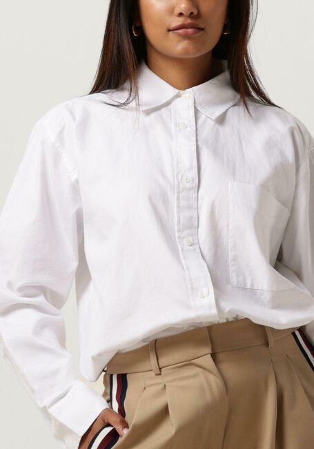 Witte TOMMY HILFIGER Blouse OXFORD OVERSIZED SHIRT LS - large