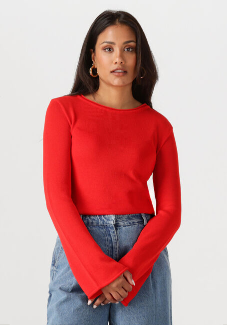 Rode MODSTRÖM Tops & T-shirts IVONNEMD FLARED O-NECK - large
