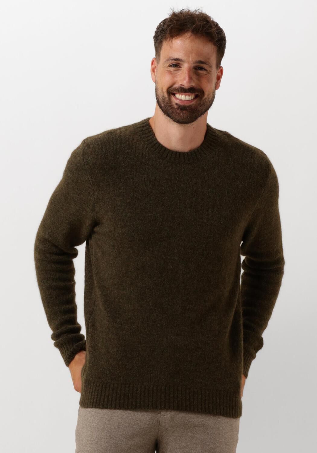 FORÉT Forét Heren Truien & Vesten Alpine Knit Donkergroen