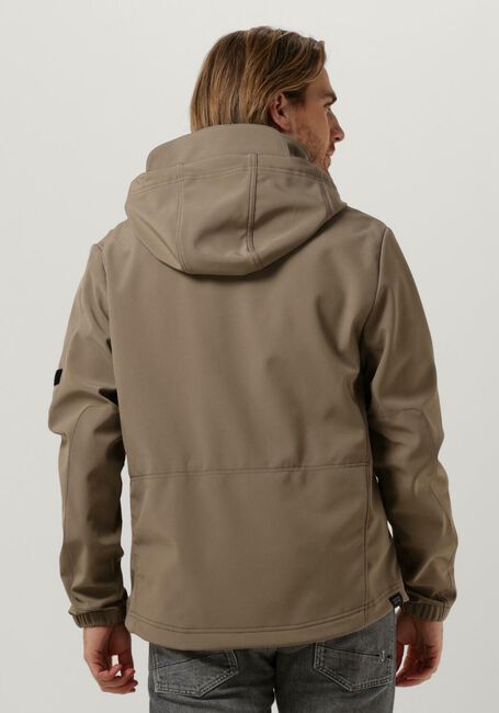Bruine BUTCHER OF BLUE Jack ROCKSIDE SOFTSHELL JACKET - large