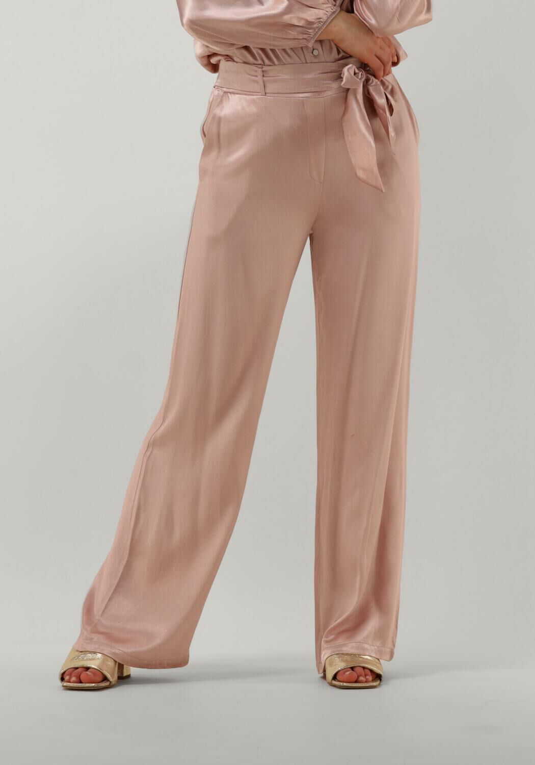 Amaya Amsterdam Roze Trendy Floor Broek Pink Dames