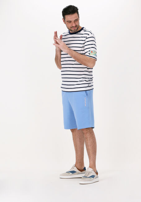 Lichtblauwe SCOTCH & SODA Korte broek SWEAT SHORT IN ORGANIC COTTON - large