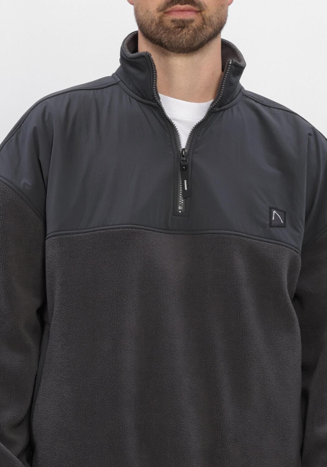 Antraciet CHASIN Trui RIDGE HALF ZIP - large