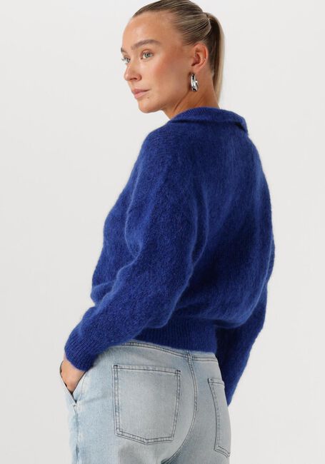 Blauwe BY-BAR Trui POLO PULLOVER - large