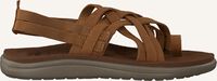Cognac TEVA Platte sandalen W VOYA STRAPPY - medium