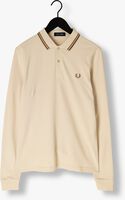 Gebroken wit FRED PERRY Polo TWIN TIPPED FRED PERRY SHIRT LONG SLEEVE