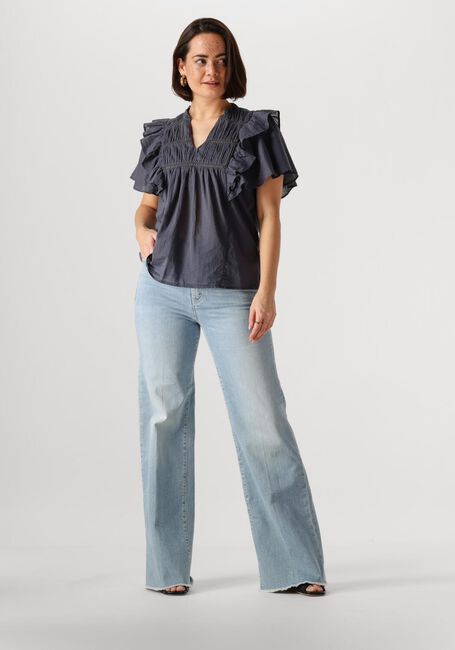 Blauwe CIRCLE OF TRUST Wide jeans MARLOW DNM - large