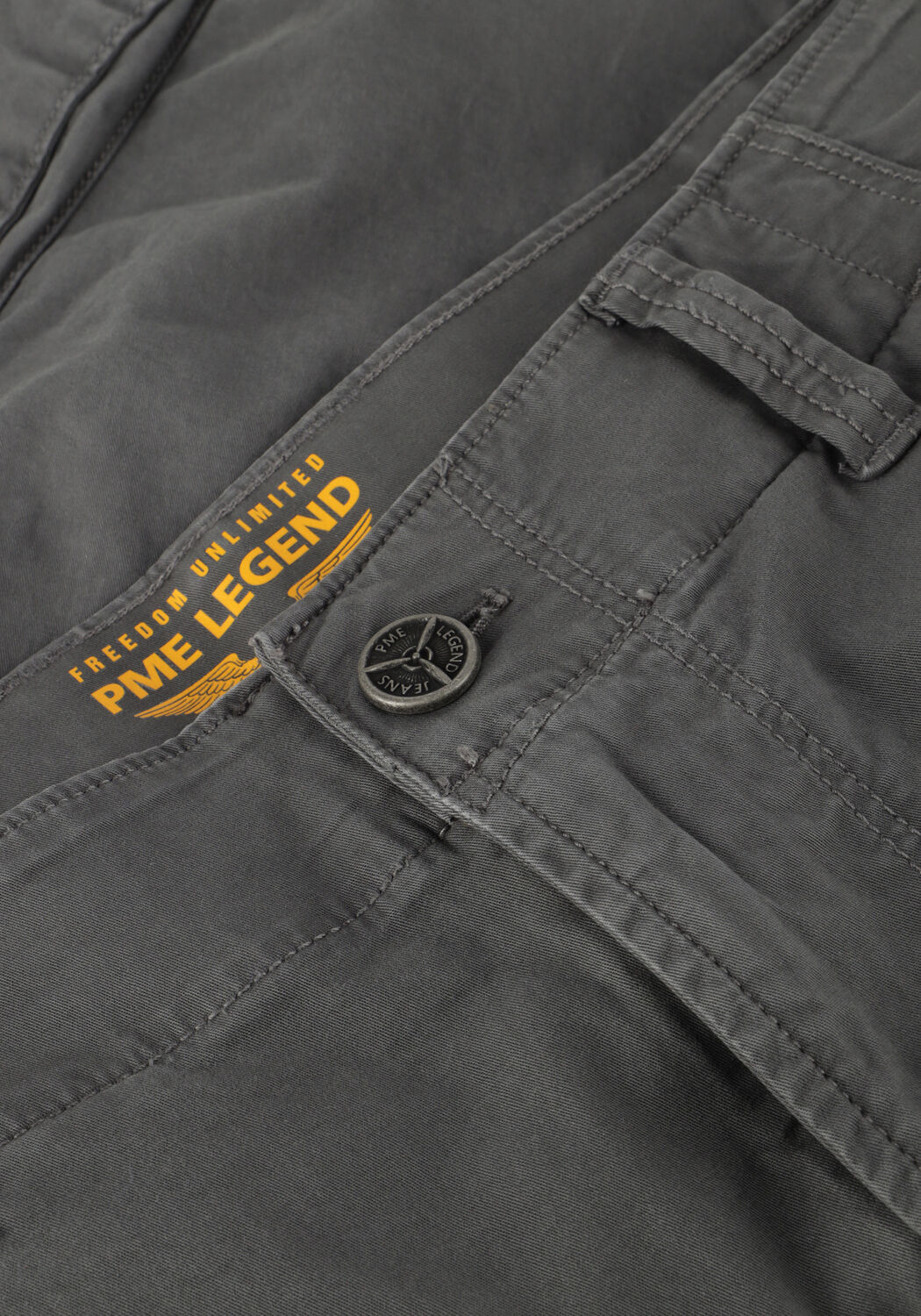 Grijze PME LEGEND Korte broek NORDROP CARGO SHORTS - large