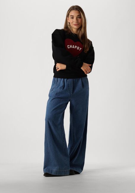 Zwarte FABIENNE CHAPOT Sweater TERRY SPORT HEART SWEATER - large