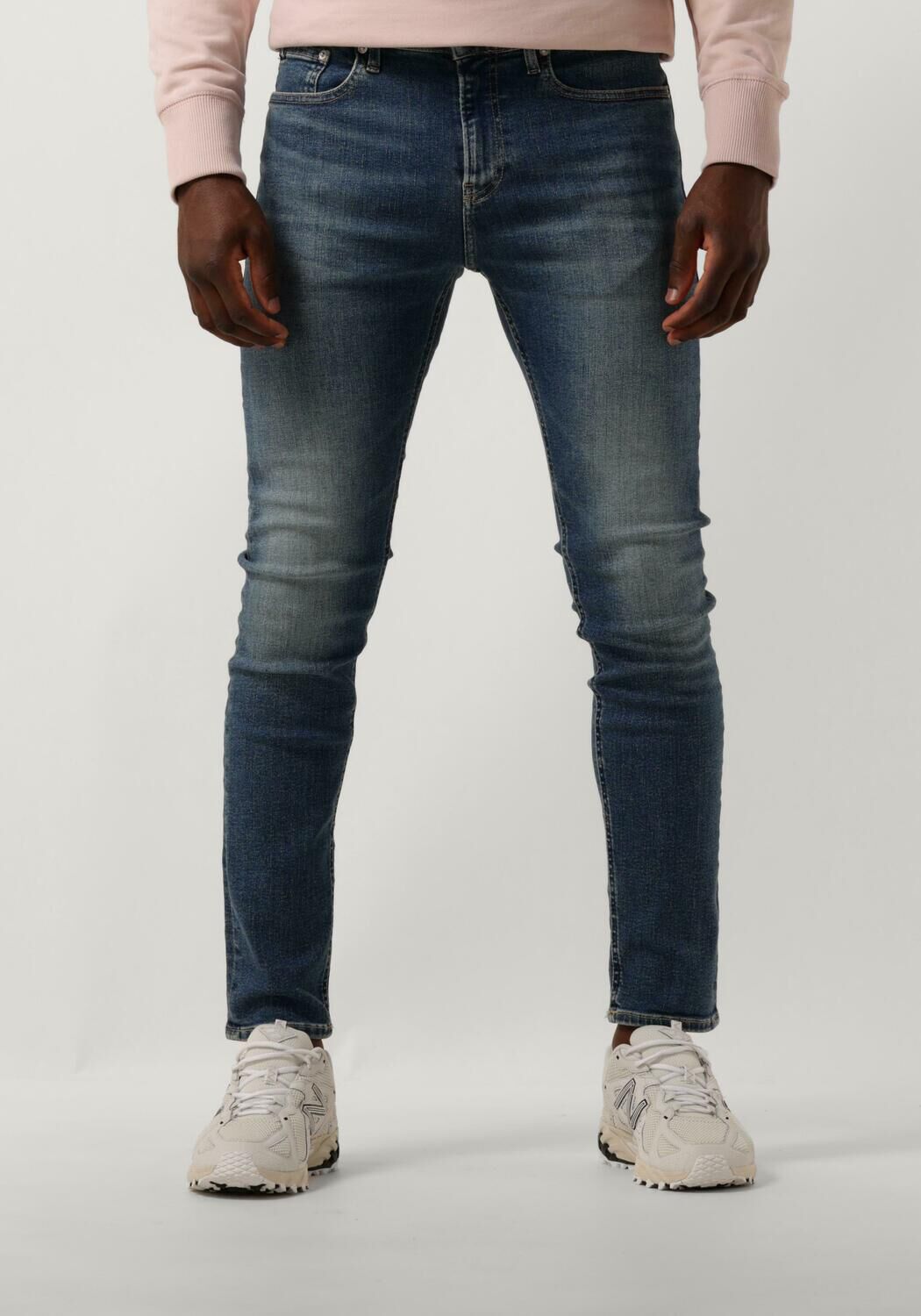 CALVIN KLEIN Heren Jeans Skinny Donkerblauw