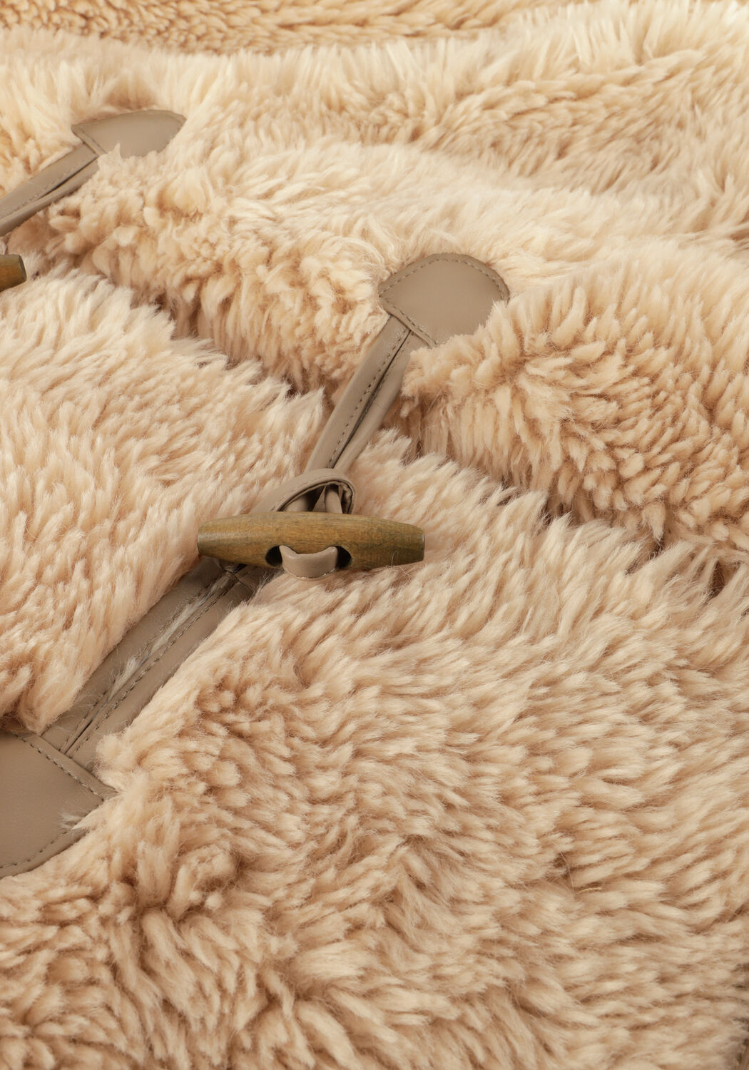 Beige IBANA Teddy jas CHARISMA - large