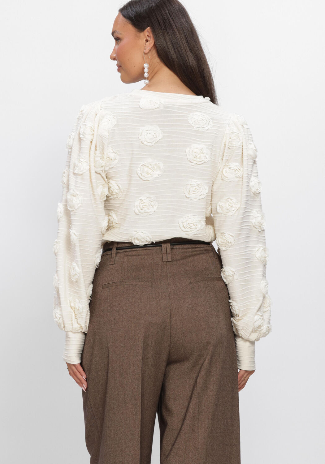 Ecru AAIKO Top ISHA 3D PES 178 - large