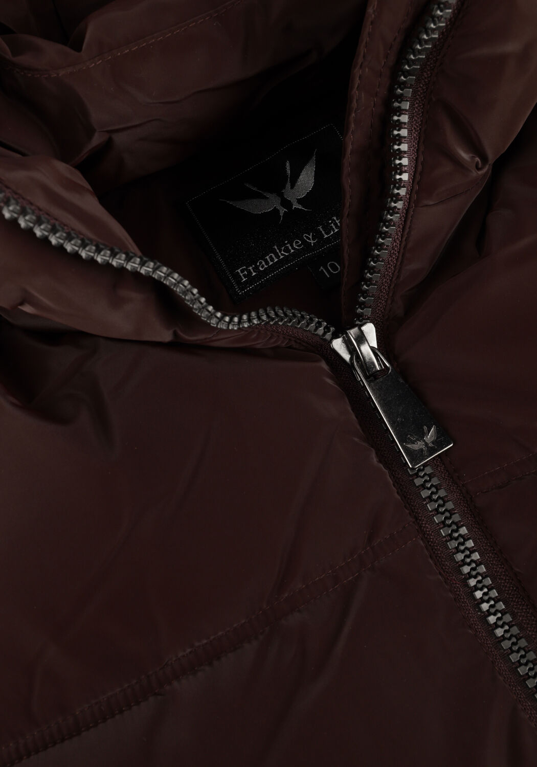 Bruine FRANKIE & LIBERTY Gewatteerde jas PUCK PUFFER COAT - large