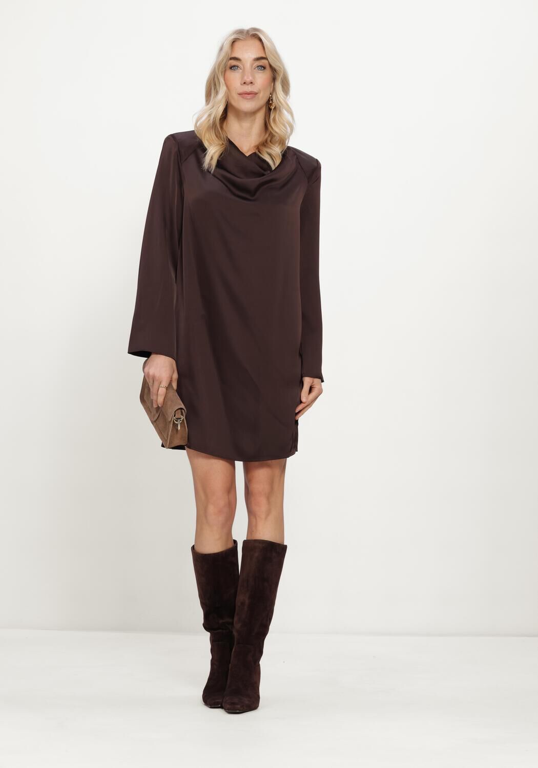 INWEAR Dames Jurken Oliveiw Short Dress Bruin
