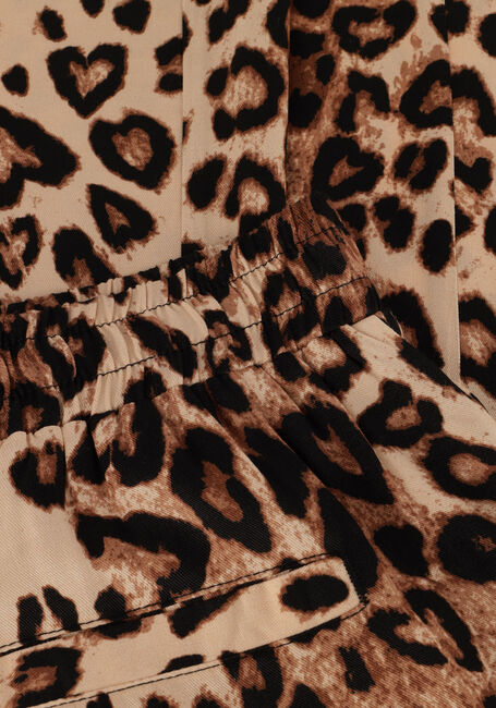 Bruine ALIX THE LABEL Broeken LADIES WOVEN TWILL LEOPARD PANTS Bruine ALIX THE LABEL Broeken LADIES WOVEN TWILL LEOPARD PANTS - large