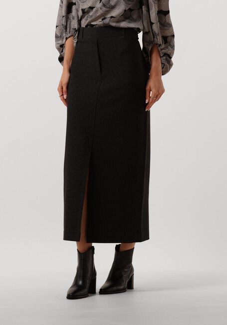 Grijze JANSEN AMSTERDAM Midirok HVM682 ROK DAISY - large