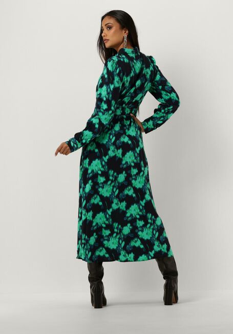 Zwarte Y.A.S. Midi jurk YASFLAIR LS LONG SHIRT DRESS S. - large