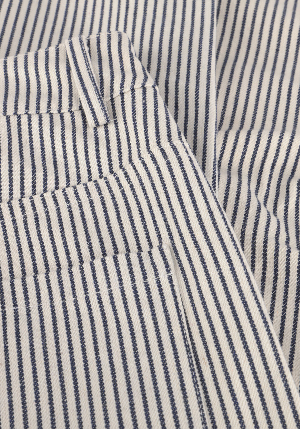 Blauwe COLOURFUL REBEL Straight leg jeans KENSI STRIPED WORKER PANTS - large