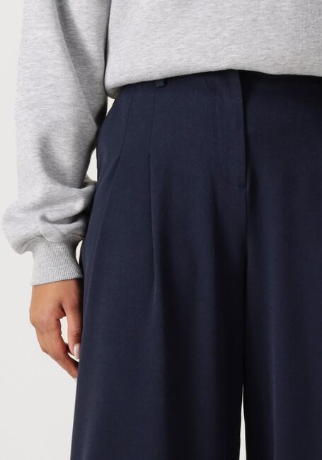 Donkerblauwe MSCH COPENHAGEN Pantalon MSCHHENRIKA HW PANTS - large