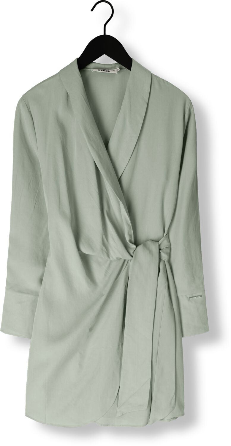 COLOURFUL REBEL Dames Jurken Dorin Uni Wrap Mini Dress Mint