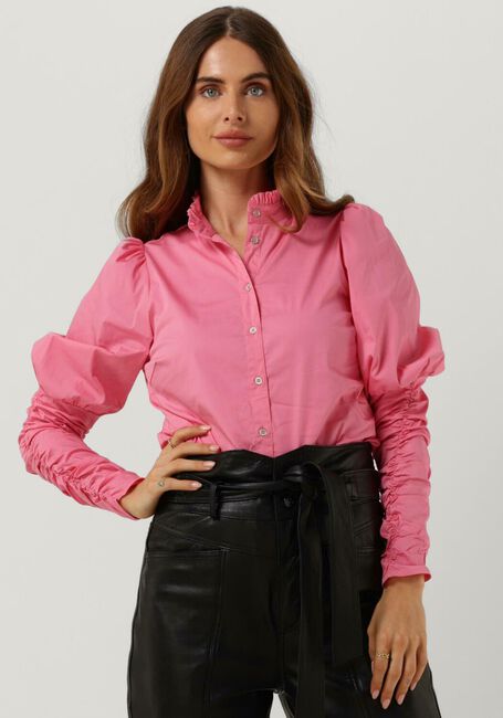 Roze CO'COUTURE Blouses SANDY POPLIN PUFF SHIRT - large
