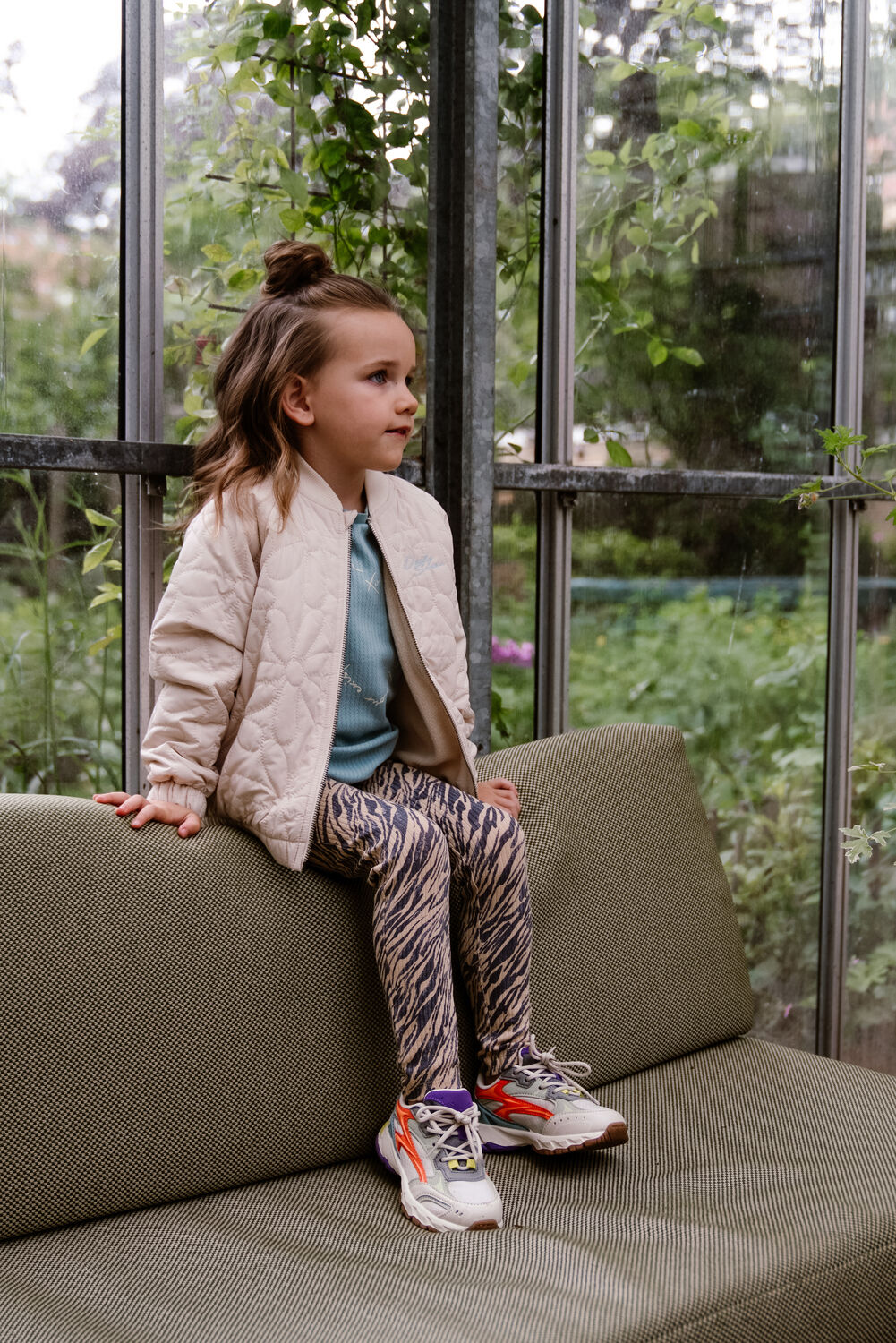 Creme DAILY7 Jack OVERSIZED BOMBER JACKET - large