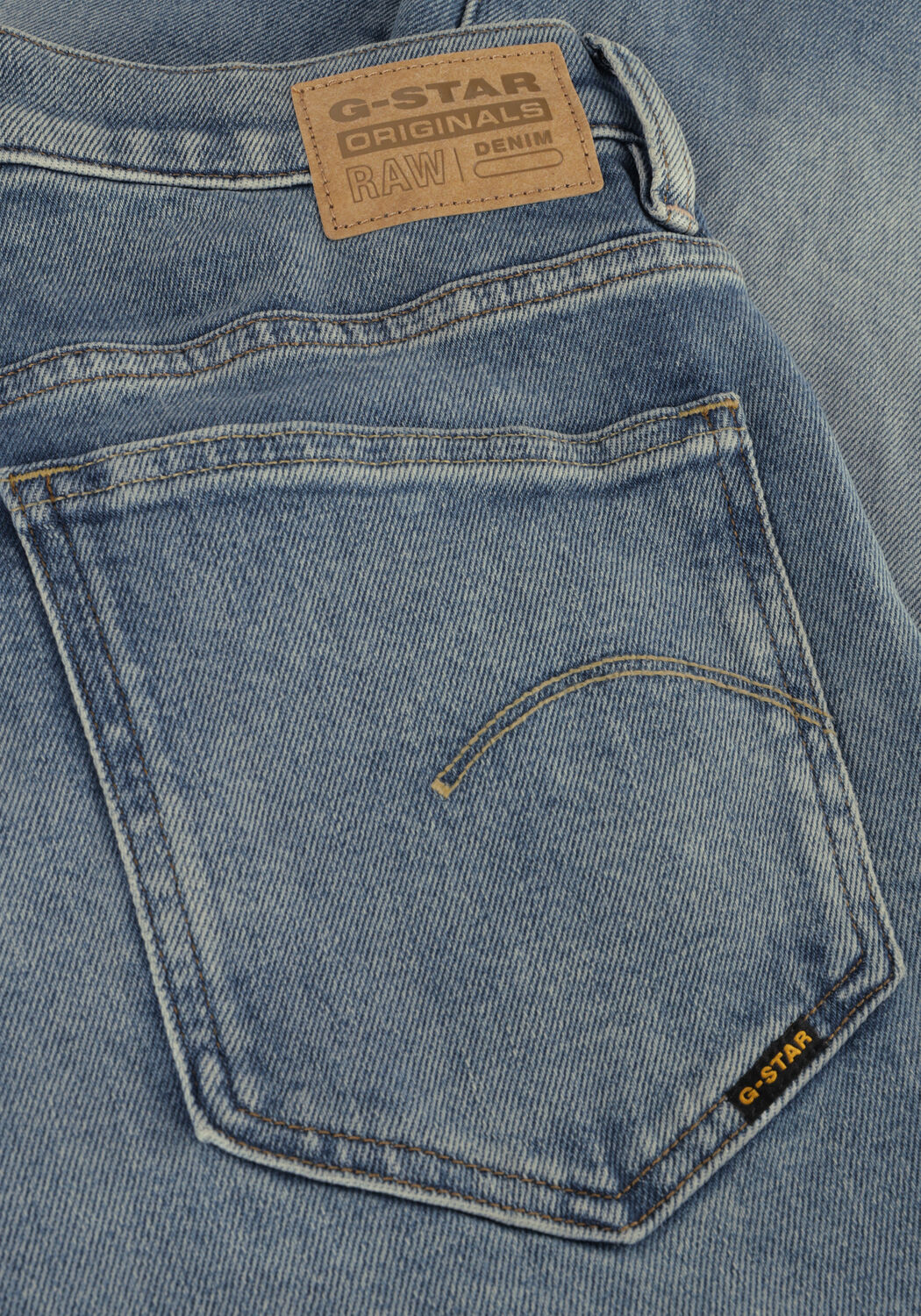 Lichtblauwe G-STAR RAW Straight leg jeans VIKTORIA HIGH STRAIGHT WMN - large