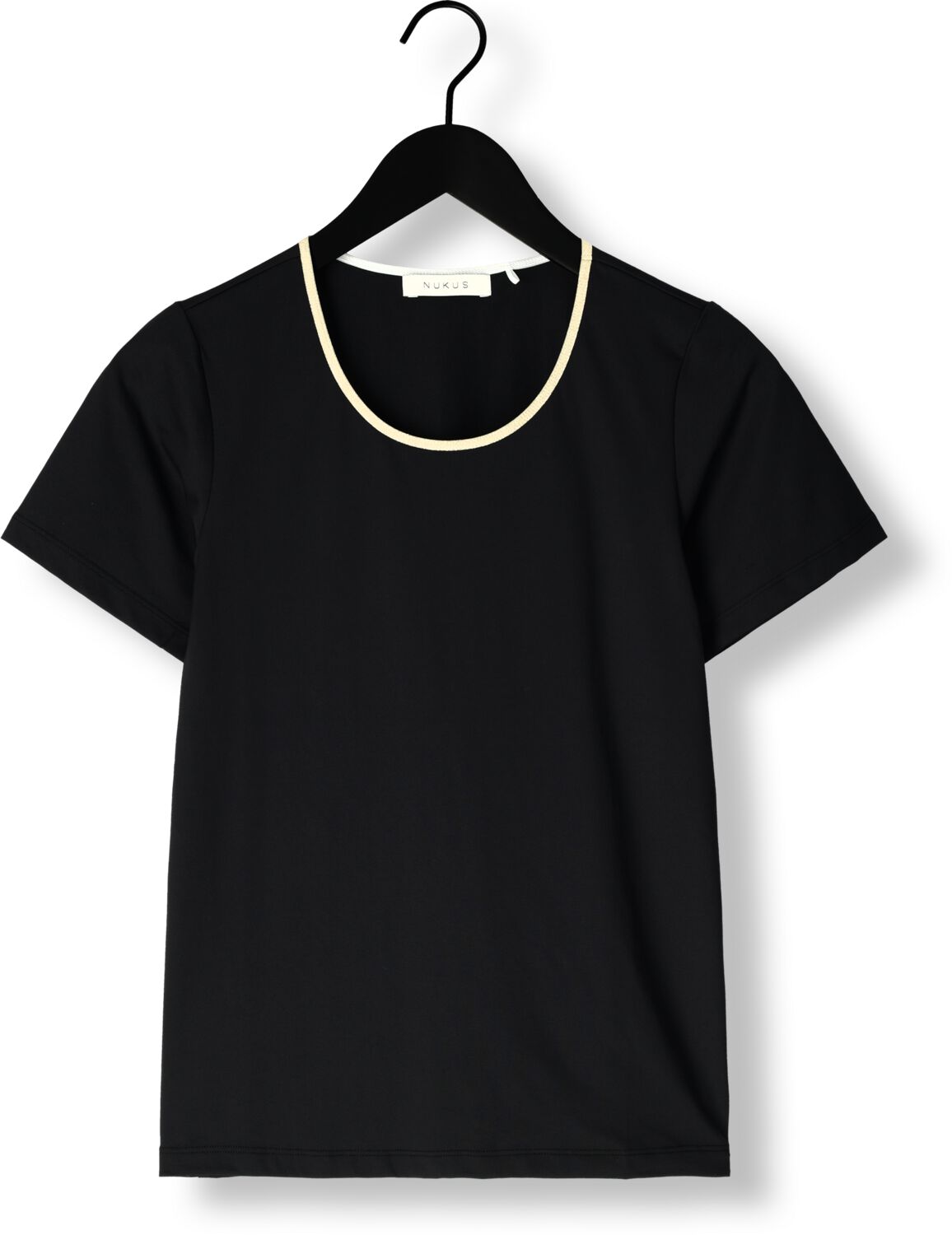 NUKUS Dames Tops & T-shirts Tirza Top Uni Zwart