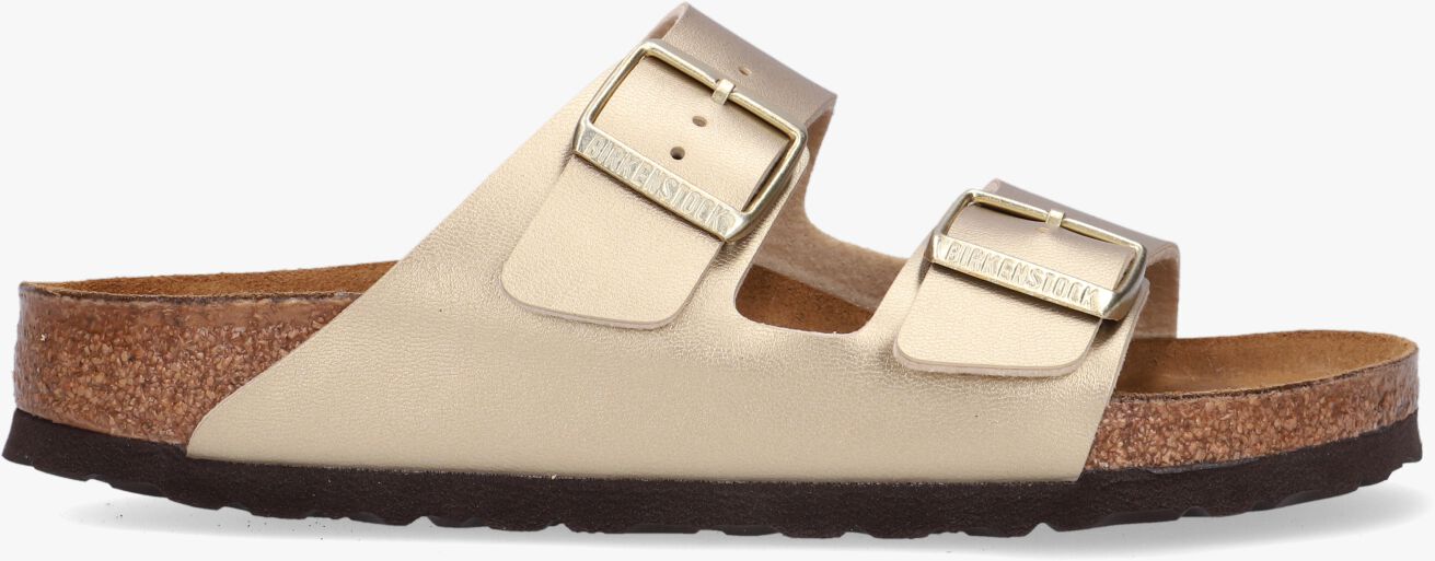 Monumental atmósfera Hacer la cena Gouden BIRKENSTOCK Slippers ARIZONA DAMES | Omoda