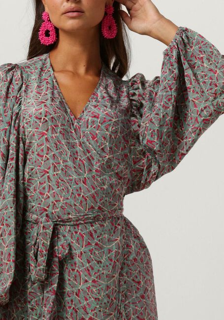 Roze SISSEL EDELBO Maxi jurk ZELDA WRAP DRESS - large
