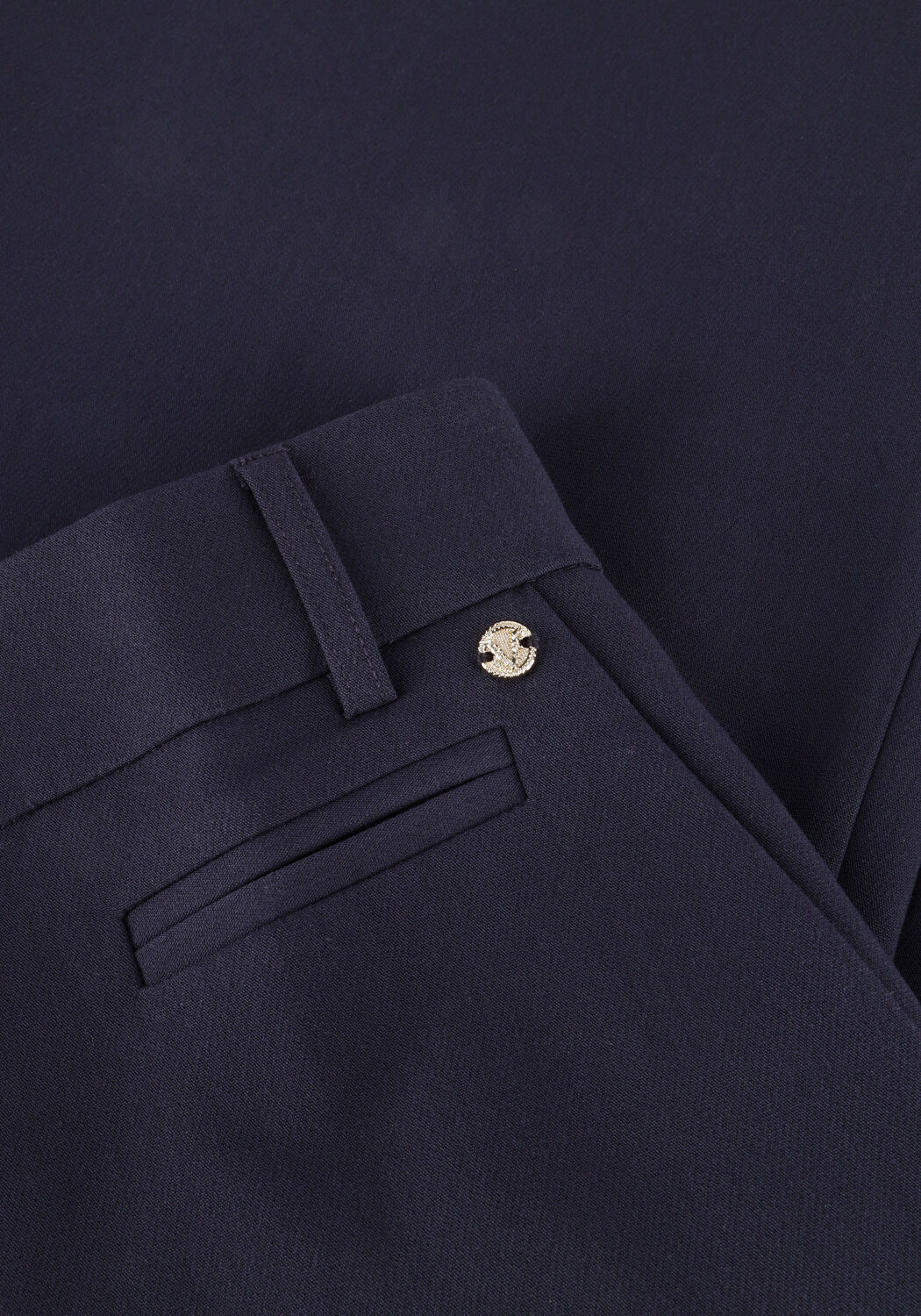 Donkerblauwe JOSH V Flared broek KATE - large