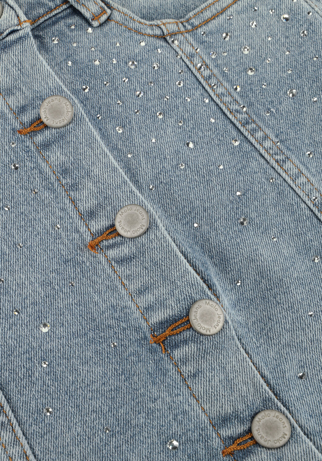 Lichtblauwe MOLO Minirok BERA - large