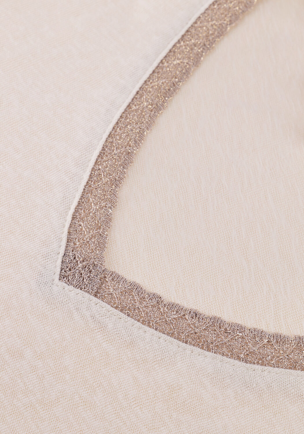 Beige GRACE & MILA T-shirt SS2617003 - large