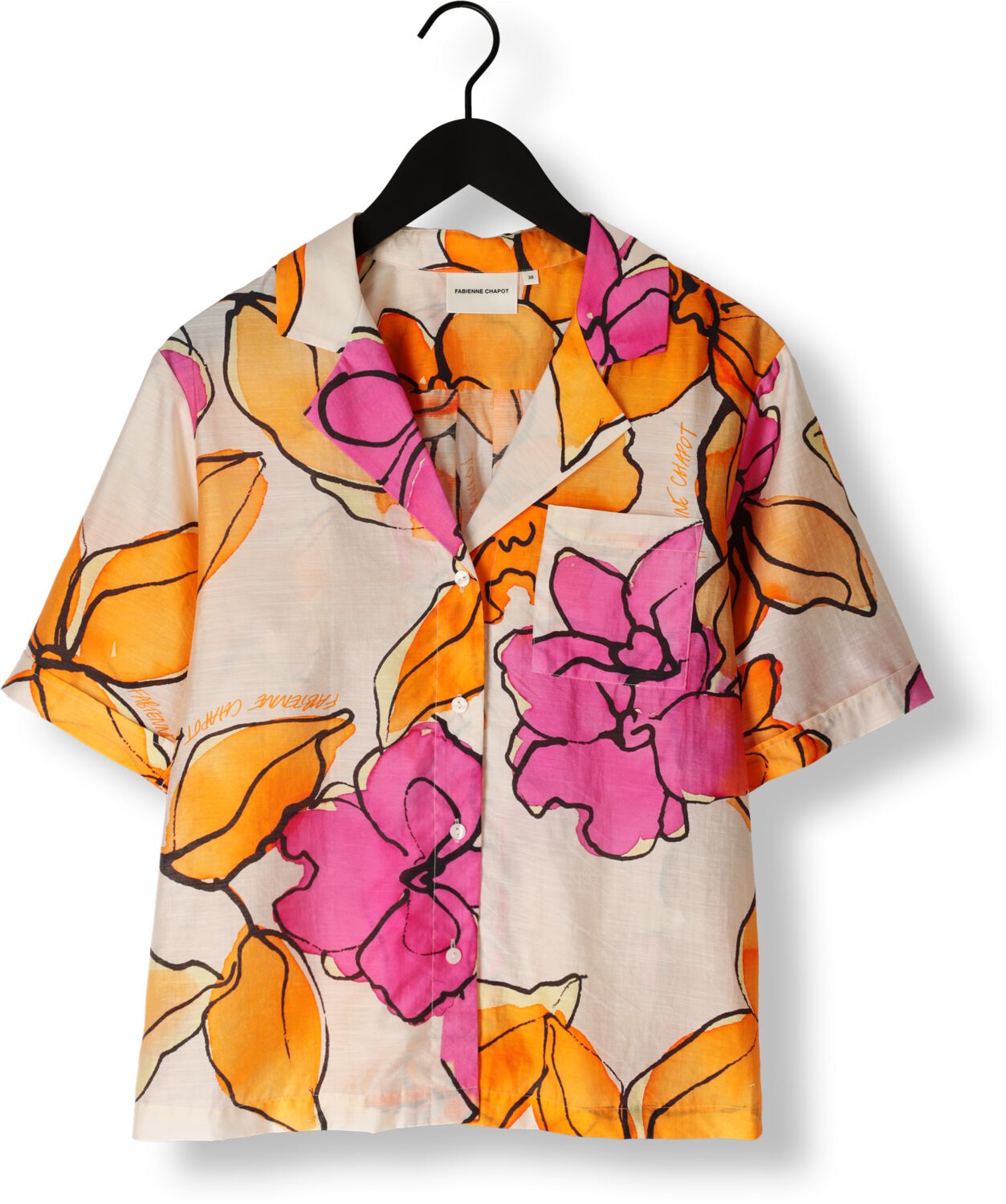 FABIENNE CHAPOT Dames Blouses Brock Blouse Oranje
