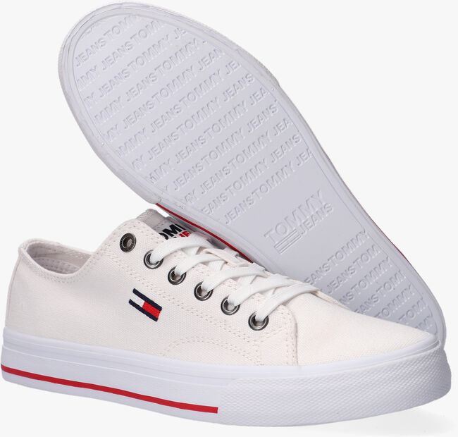 Witte TOMMY HILFIGER Lage sneakers TOMMY JEANS LOW CUT VULC - large