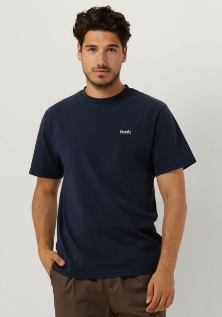 Donkerblauwe FORÉT T-shirt AIR T-SHIRT - large