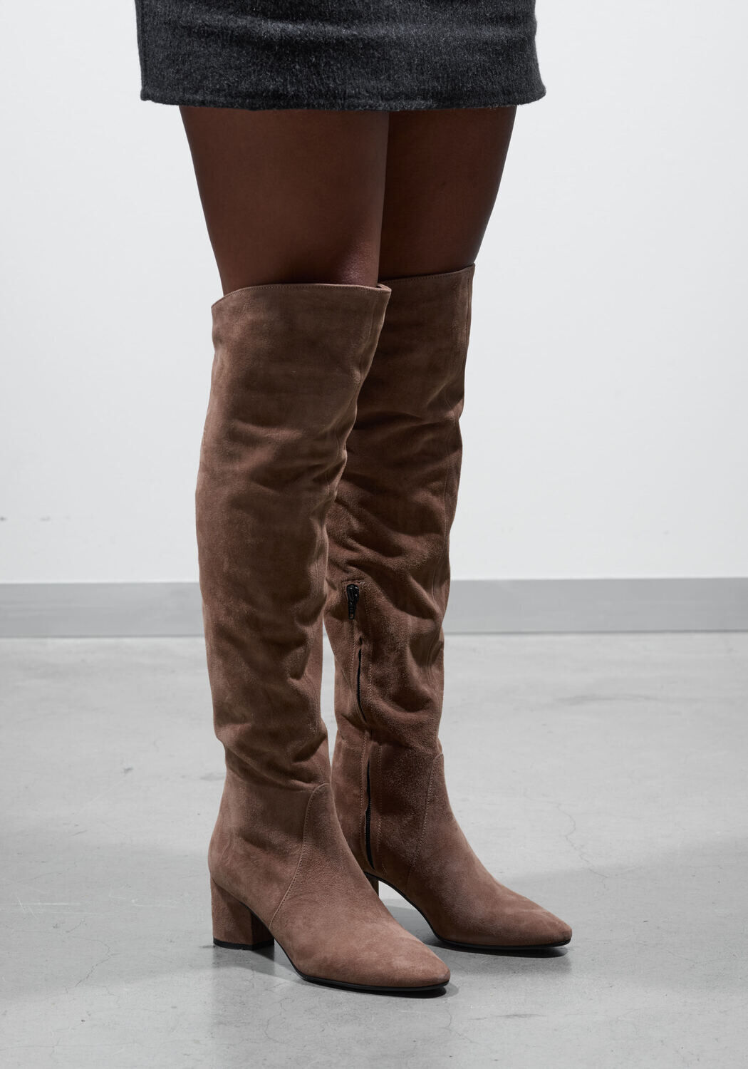 Taupe STEFANO LAURAN Hoge laarzen GIUSY 4 - medium