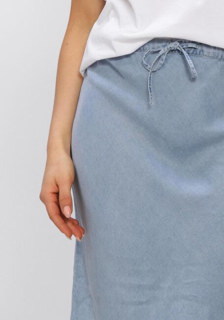 Lichtblauwe MOSCOW Maxirok 119-03-BEACH SKIRT - large