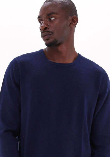 Donkerblauwe CALVIN KLEIN Sweater SUPERIOR WOOL CREW NECK SWEATER - large