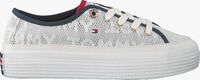 Witte TOMMY HILFIGER Sneakers JACQUARD FLATFORM - medium