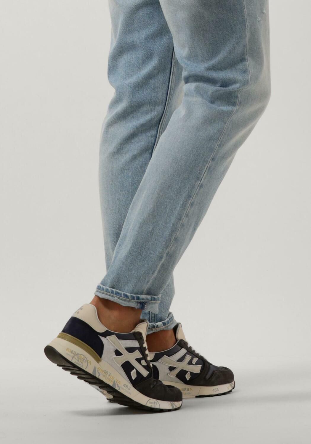 Blauwe PREMIATA Lage sneakers MICK - large