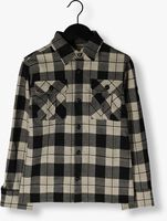 Zwarte RELLIX Casual overhemd SHIRT JACKET BIG CHECK