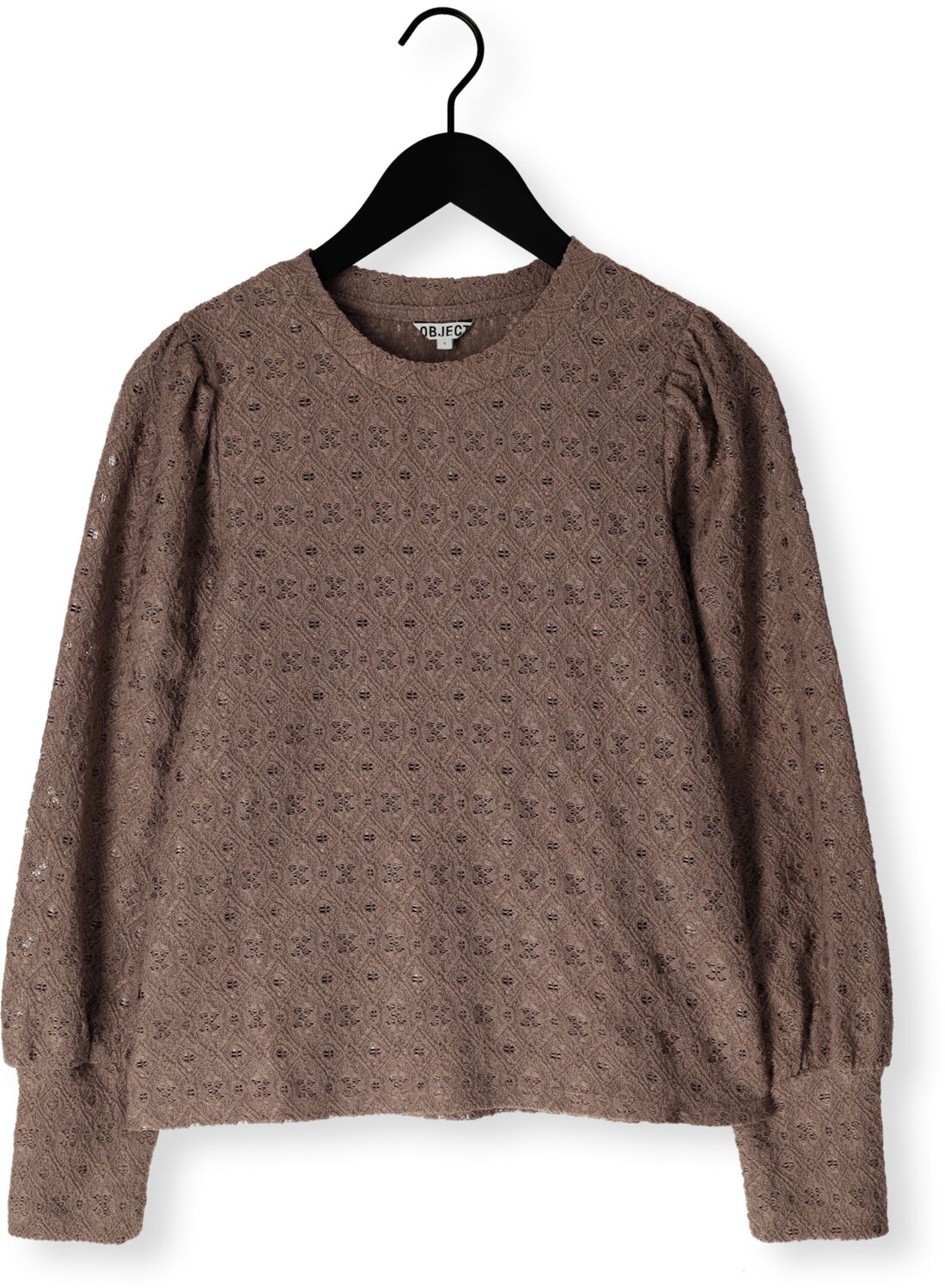 OBJECT Dames Truien & Vesten Objlaila L s Re Top Noos Bruin