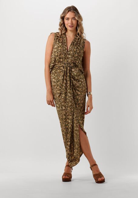 Blauwe SISSEL EDELBO Midi jurk UNO LONG DRESS - large
