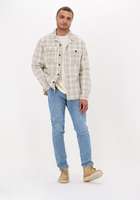 Zwarte ANERKJENDT Overshirt AKKARSTEN CHECK OVERSHIRT - large