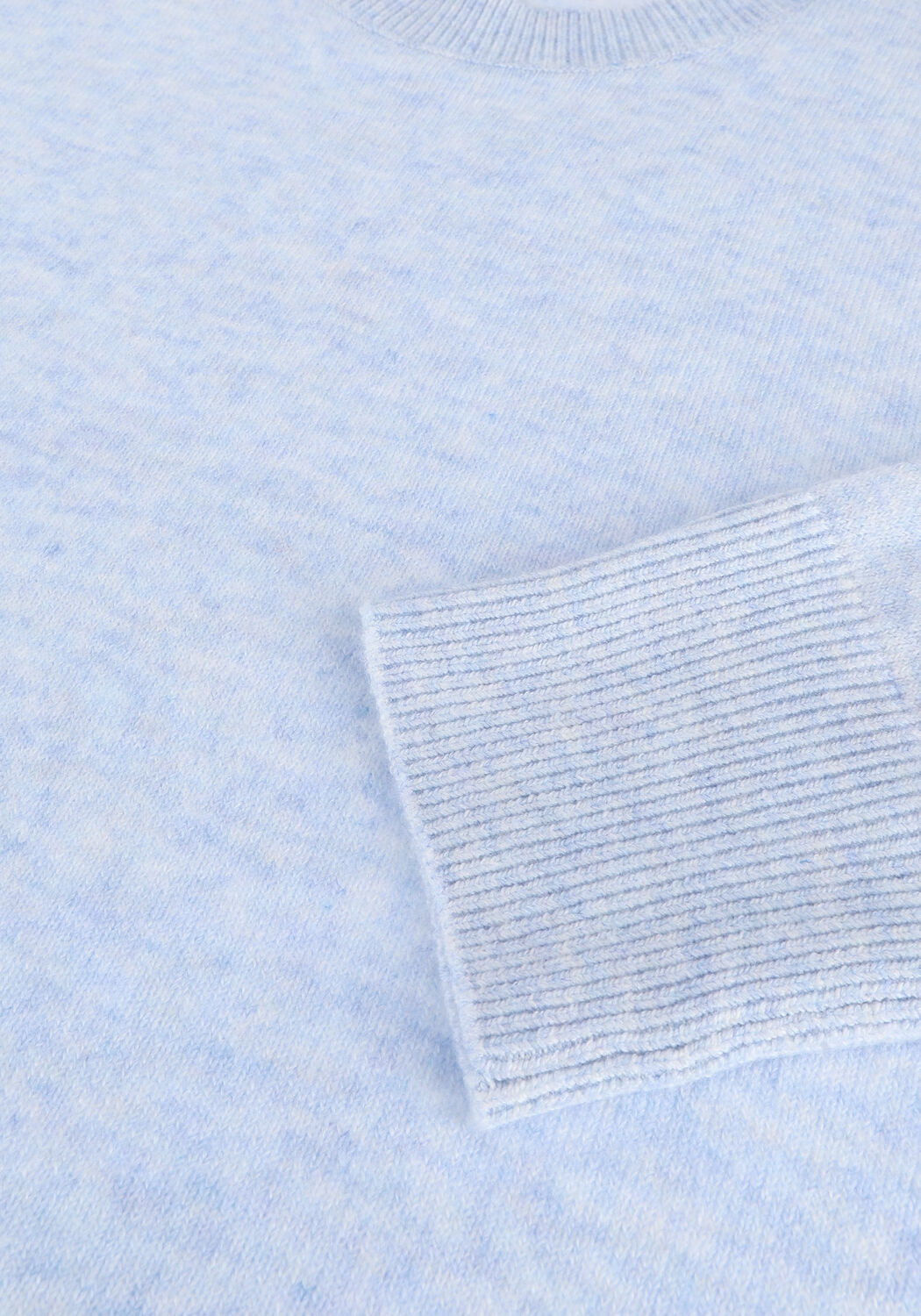 Blauwe 10DAYS Trui CLOUDY WOOL SWEATER - large