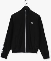 Zwarte FRED PERRY Vest TAPED TRACK JACKET